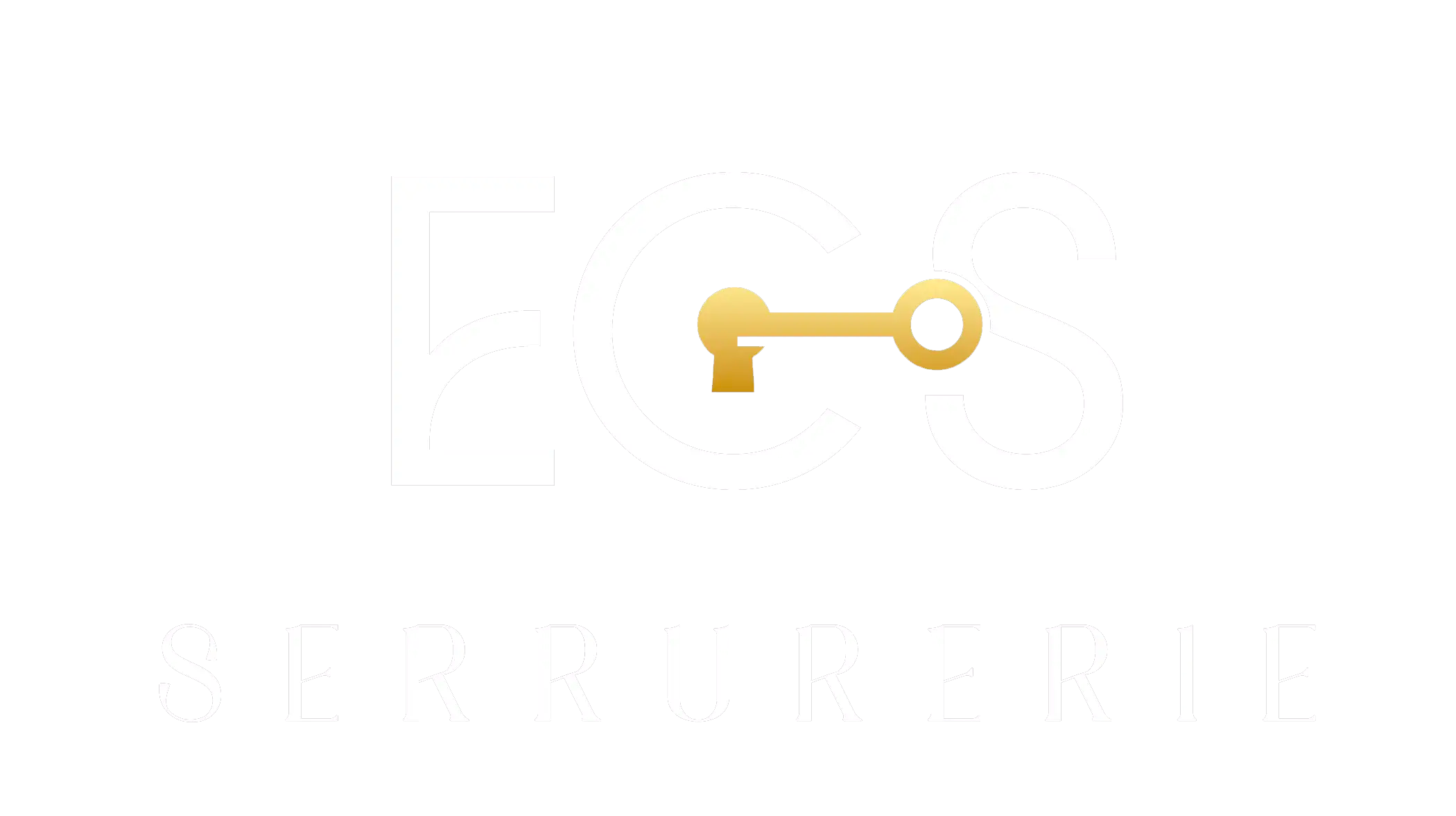 Logo ECS serrurie no BG